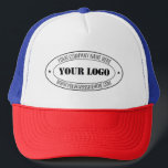 Casquette Logo d'entreprise personnalisé et cadeau de chapea<br><div class="desc">Couleurs et polices personnalisées - Concevez vos propres Casquettes personnalisés avec votre entreprise Logo et nom Site Web ou texte personnalisé Chapeaux / Cadeau professionnel ou personnel - Ajouter votre logo - Image - Photo ou QR Code / Nom - Entreprise / Site Web ou autre Infos / texte -...</div>