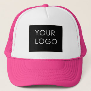 Casquette Logo d'entreprise professionnelle moderne rose