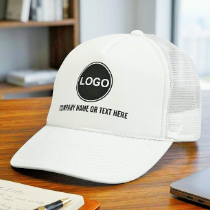 Casquette (Logo d'entreprise simple avec texte) Promotionnel