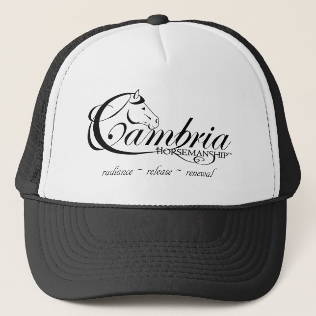 Casquette Logo d'équitation de Cambria (Devant)