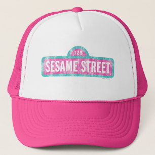 Casquette Logo des signes rose sésame Street