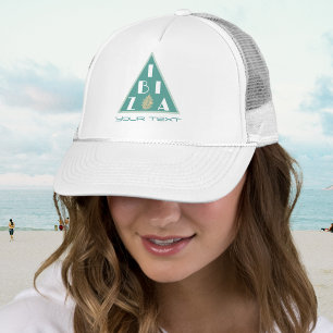 Casquette Logo d'Ibiza Espagne couleurs de plage modernes St