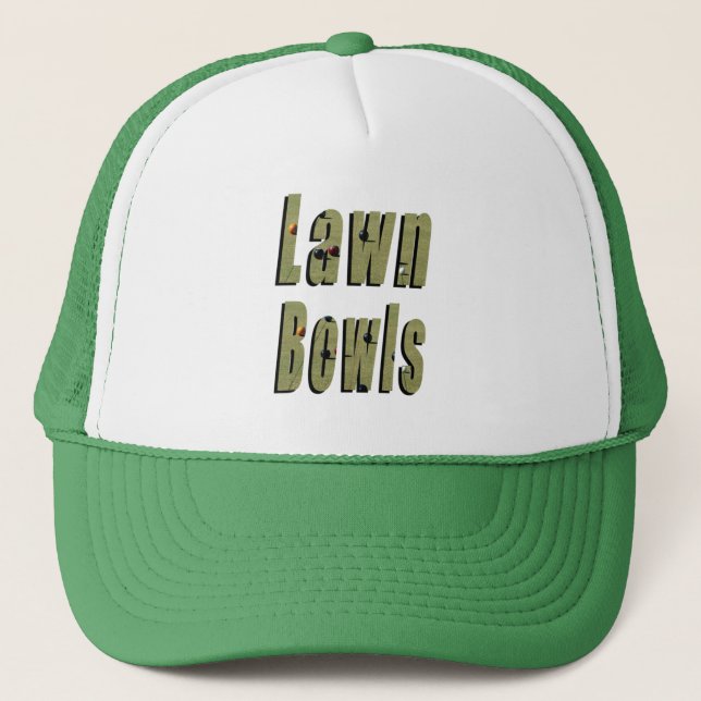 Casquette logo dimensionnel de Lawn Bowl, (Devant)