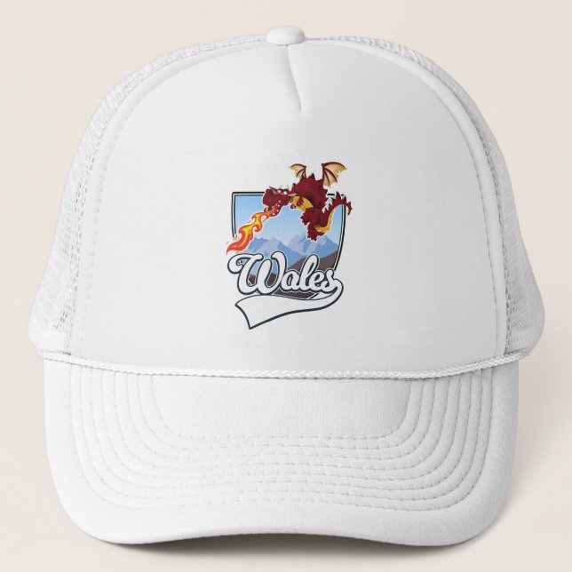 Casquette logo du dragon du pays de Galles (Devant)