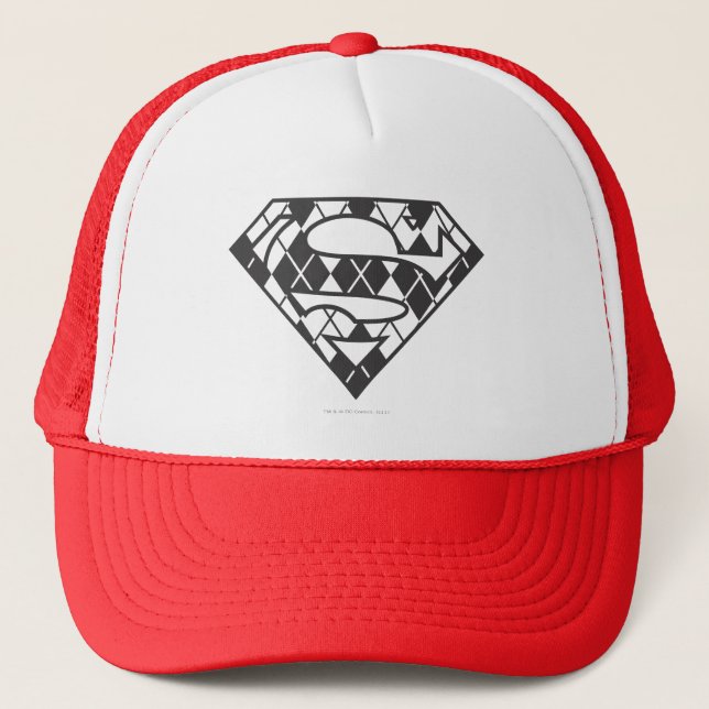 Casquette Logo du Jacquard noir Supergirl (Devant)