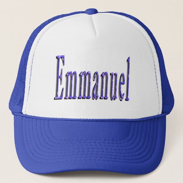 Casquette Logo Emmanuel Name, (Devant)