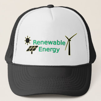 Casquette Logo Énergie renouvelable Panneaux solaires Turbin