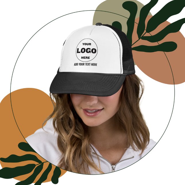 Casquette Logo et texte personnalisés Chapeau de baseball de (Custom Logo & Text Baseball Trucker Hat)