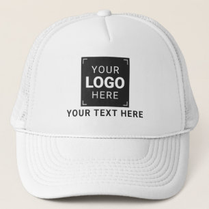 Casquette Logo et texte personnalisés de l'entreprise