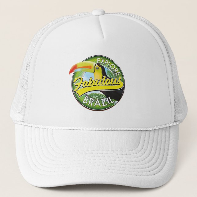 Casquette Logo Explorez le Brésil Fabuleux (Devant)
