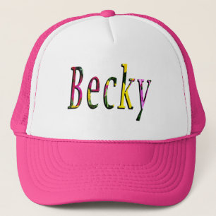 Casquette Logo Floral Becky Name,