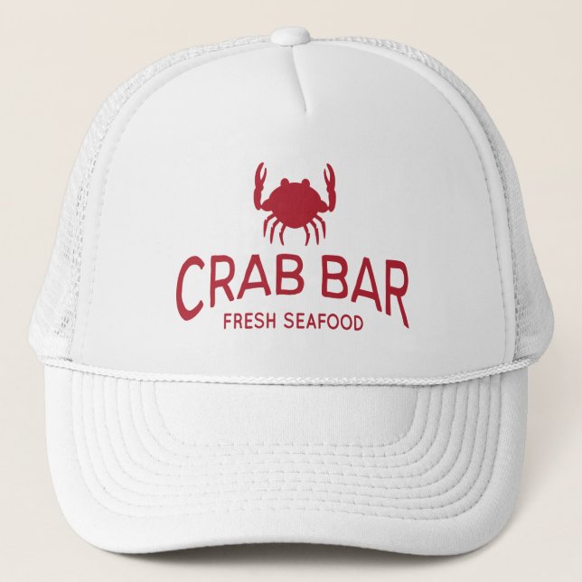 Casquette Logo frais de fruits de mer de barre de crabe (Devant)