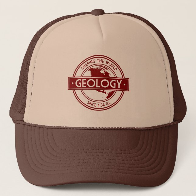 Casquette Logo Géologie - Façonner le Monde (Amérique du Nor (Devant)