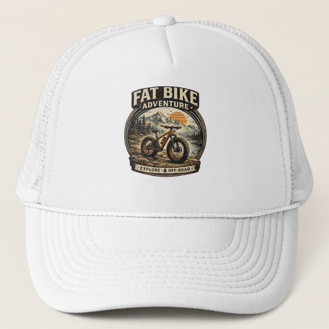 Casquette Logo graphique de Fat Bike Aventure (Devant)