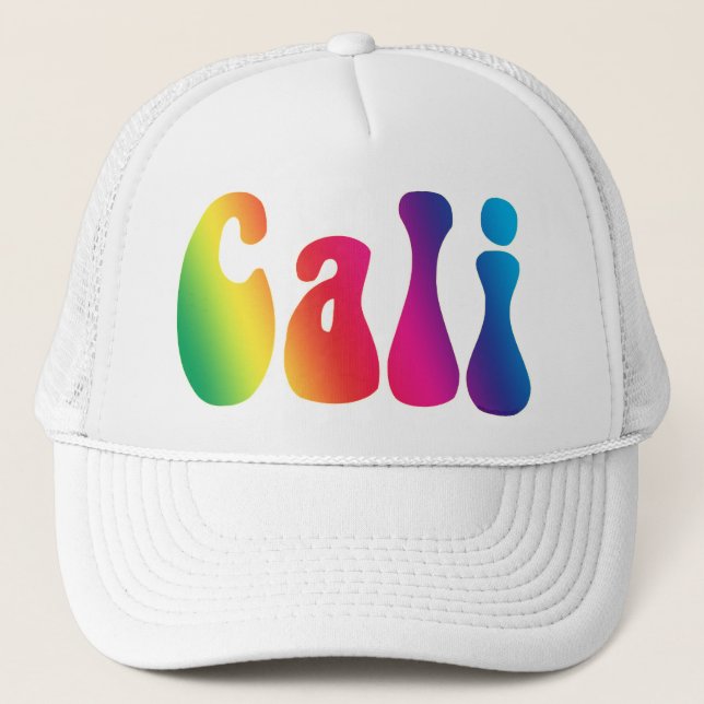 Casquette Logo Hippie Cali Cravate-Dye California (Devant)