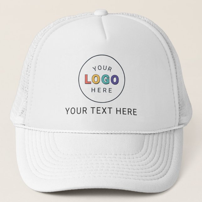 Casquette Logo Marque et Message Personnalisé (Devant)