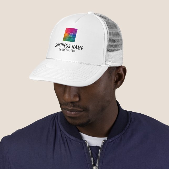 Casquette Logo Mens & Femmes Sports De Baseball Blanc (En situation)