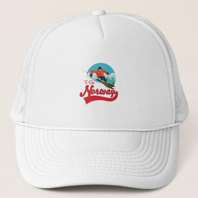 Casquette logo Norvège pour skier (Devant)