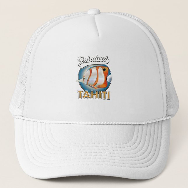 Casquette logo rétro fabuleux Tahiti (Devant)