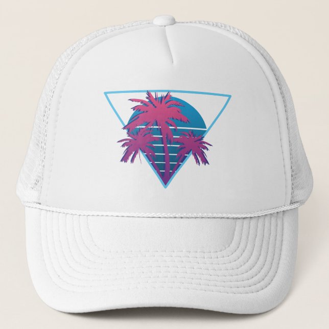 Casquette Logo Retro Palm Trees (Devant)