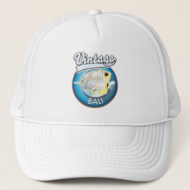 Casquette Logo rétro vintage Bali (Devant)