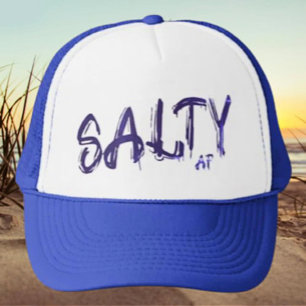 Casquette Logo "Salé AF" Blue Twilight
