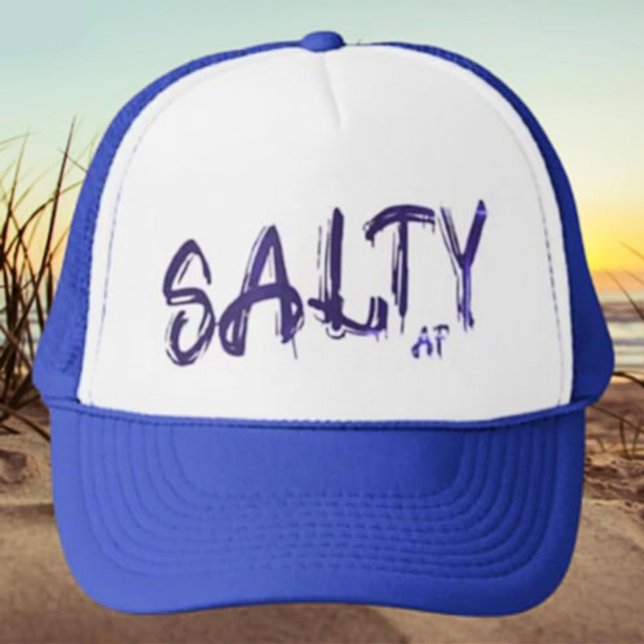 Casquette Logo "Salé AF" Blue Twilight (Créateur téléchargé)