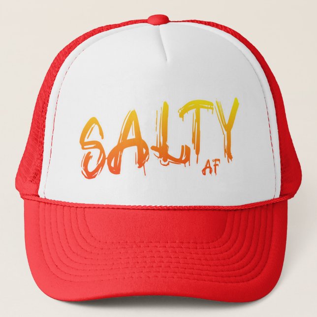 Casquette Logo "Salty AF" Sunset (Devant)