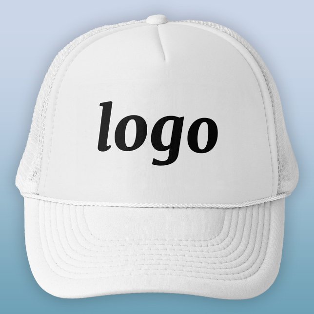Casquette Logo simple promotion commerciale (Simple logo business promotional trucker hat)