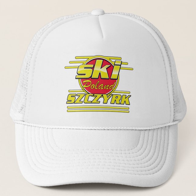 Casquette Logo Ski Szczyrk Pologne 80s (Devant)