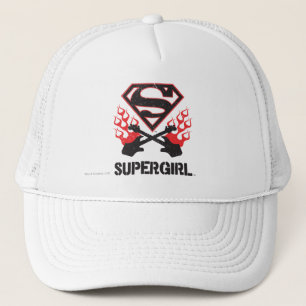 Casquette Logo Supergirl Black Flaming Guitares