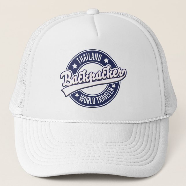 Casquette logo Thailand Backpacker World Traveler (Devant)