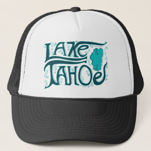 Casquette Logo tiré par la main du lac Tahoe
