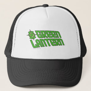 Casquette Logo vert de lanterne incliné