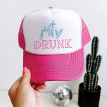 Casquette LOLA Neon Rose Bleu Juste Drund Bachelorette<br><div class="desc">Ce camionneur de bachelorette "juste ivre" présente des lettres d'inspiration néon en rose et bleu. Associez ce casquette au casquette de la mariée "ivrogne en amour" pour un événement de bachelorette cohésif. 💜 couleurs sont modifiables ! Cliquez sur "modifier la conception" pour créer vos propres couleurs.</div>