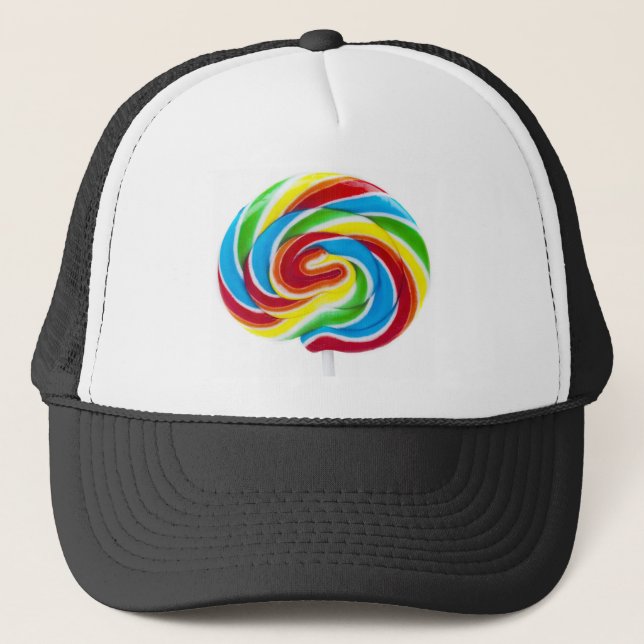 Casquette Lollipop Rainbow Swirl (Devant)