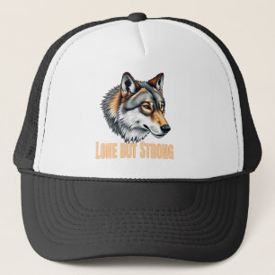 Casquette Lone But Strong Wolf