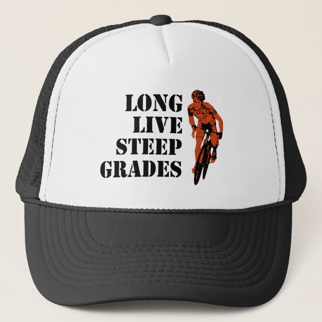 Casquette Longue Vie Raide Grades Cyclisme (Devant)