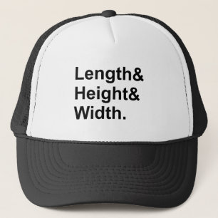 Casquette Longueur x Largeur x Hauteur Zone de mesure
