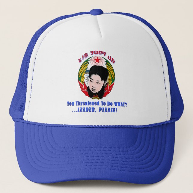 Casquette L'ONU de Kim Jong - chef, svp ! (Devant)