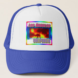 casquette "Los Angeles California Sunset Palm Tree