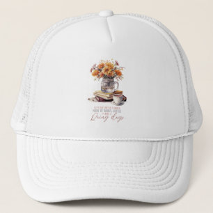 Casquette Lost - Livres, café et pluie Rustic