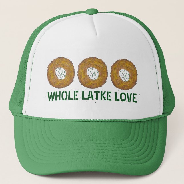 Casquette Lotte entière (Lotta) Love Potato Pancakes Hanoukk (Devant)