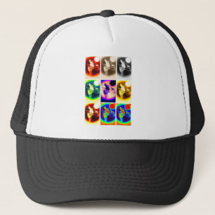 Casquette Loup d'art pop