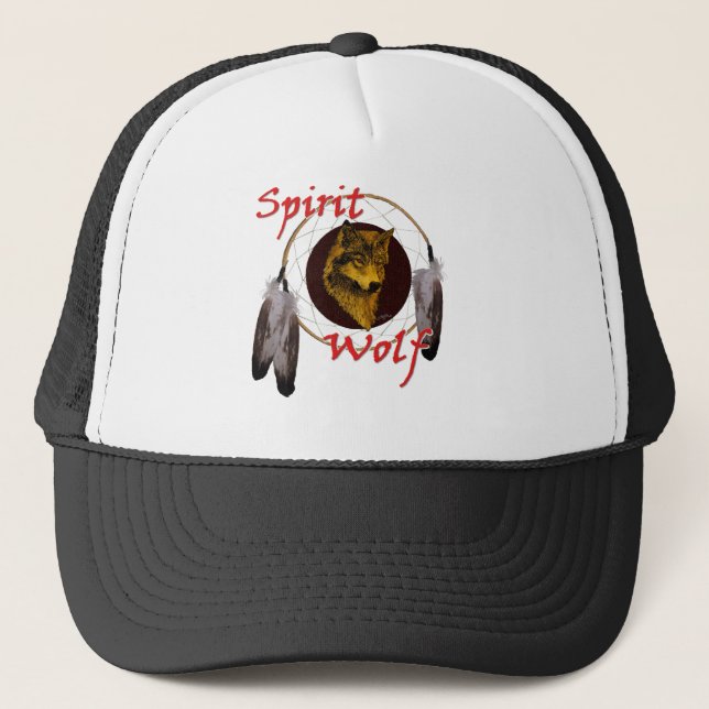 Casquette Loup d'esprit (Devant)