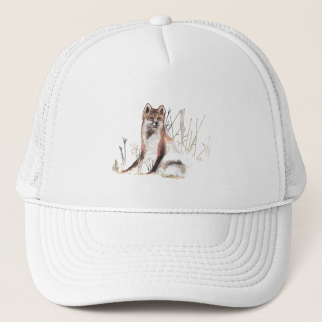 Casquette Loup d'hiver (Devant)