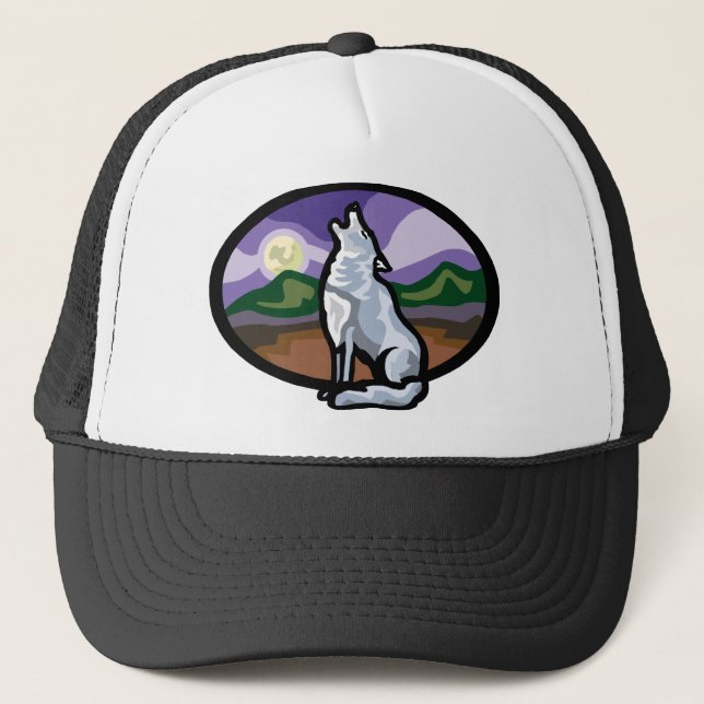 Casquette Loup d'hurlement (Devant)