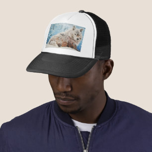 Casquette Loup en neige