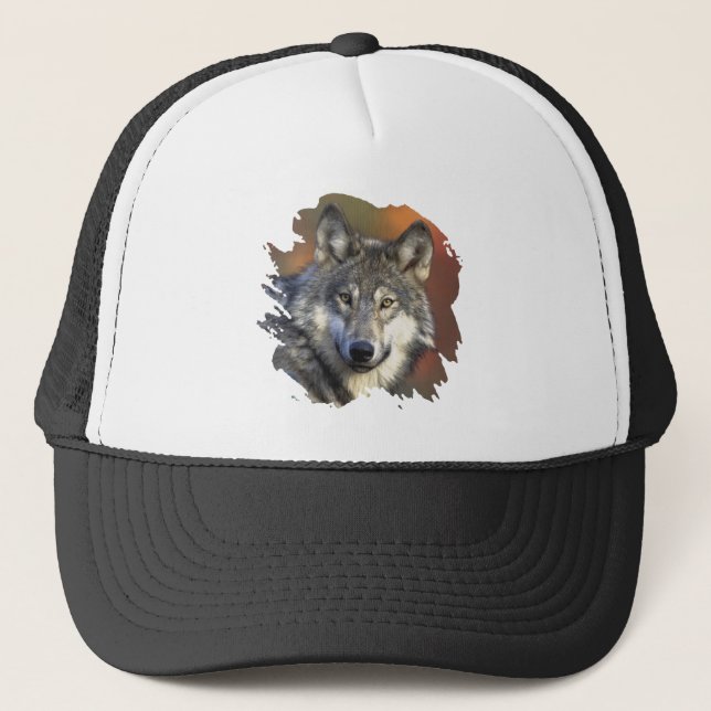 Casquette Loup gris (Devant)