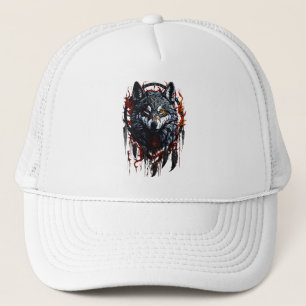 Casquette Loup Mystique avec Attrape-Rêves